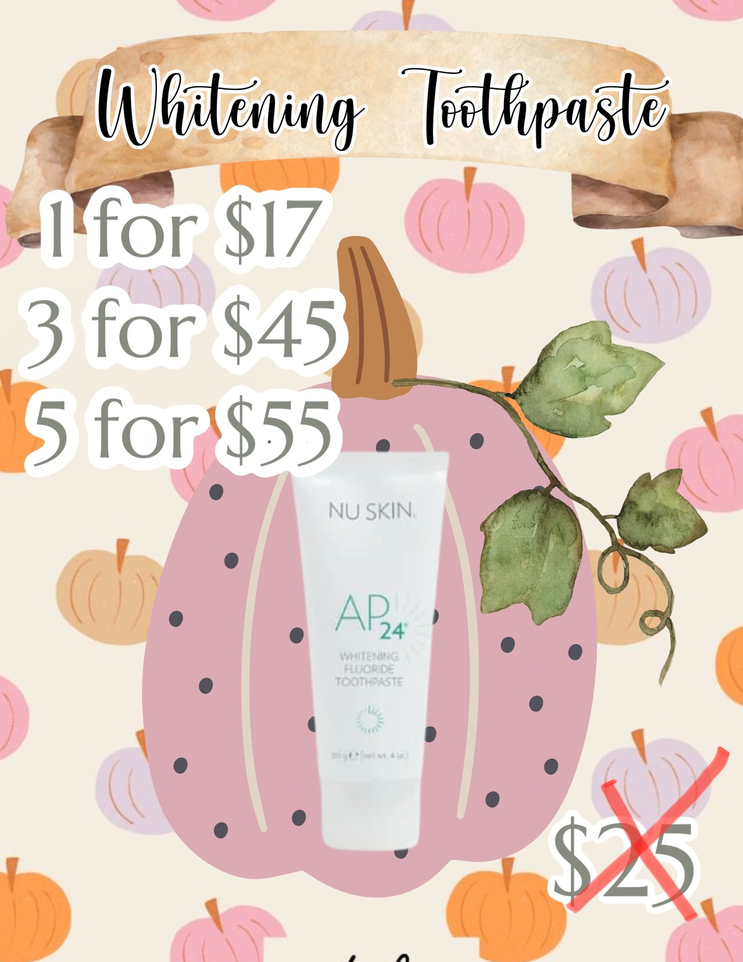 Fall Showcase - Whitening Toothpaste